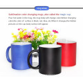 High quality DIY gift Sunmeta magic coffee mug for sublimation, color changing cup